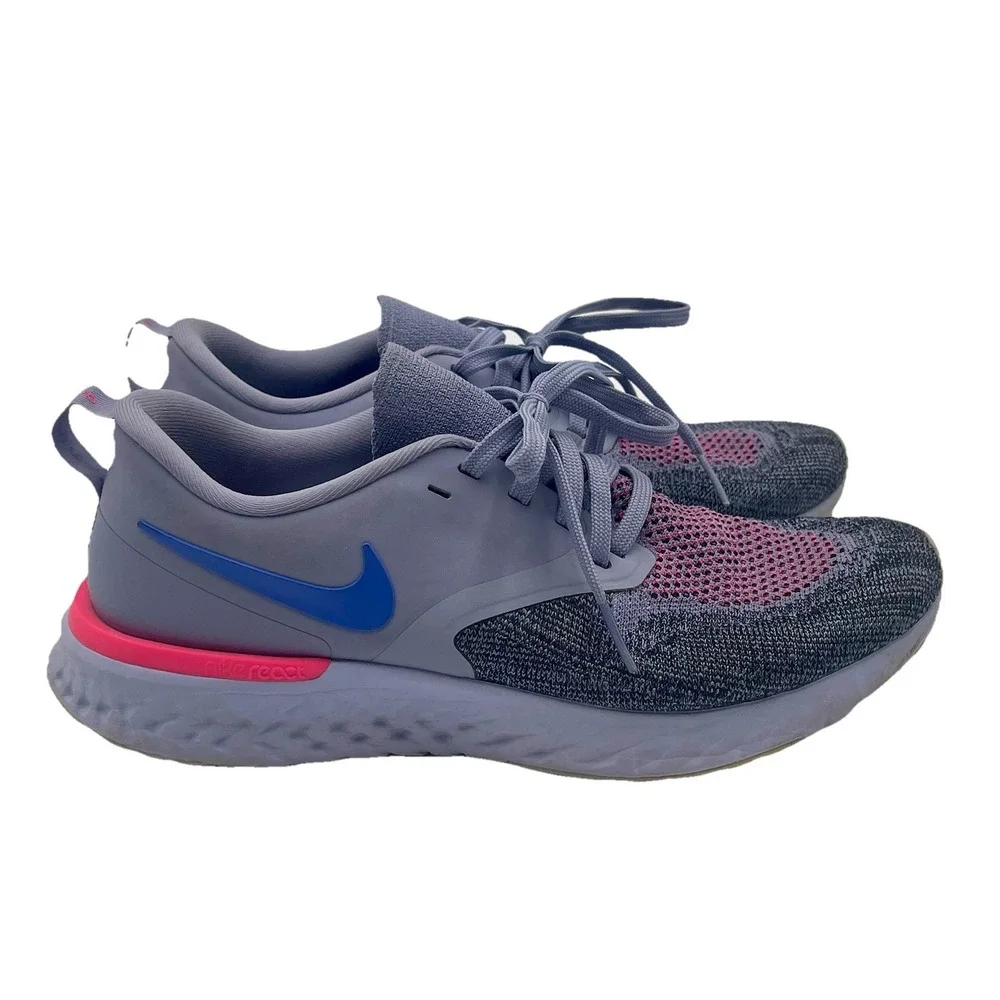 Nike‎ Odyssey React 2 Flyknit AH1016-500 Indigo Haze/Sapphire Women's Size 8